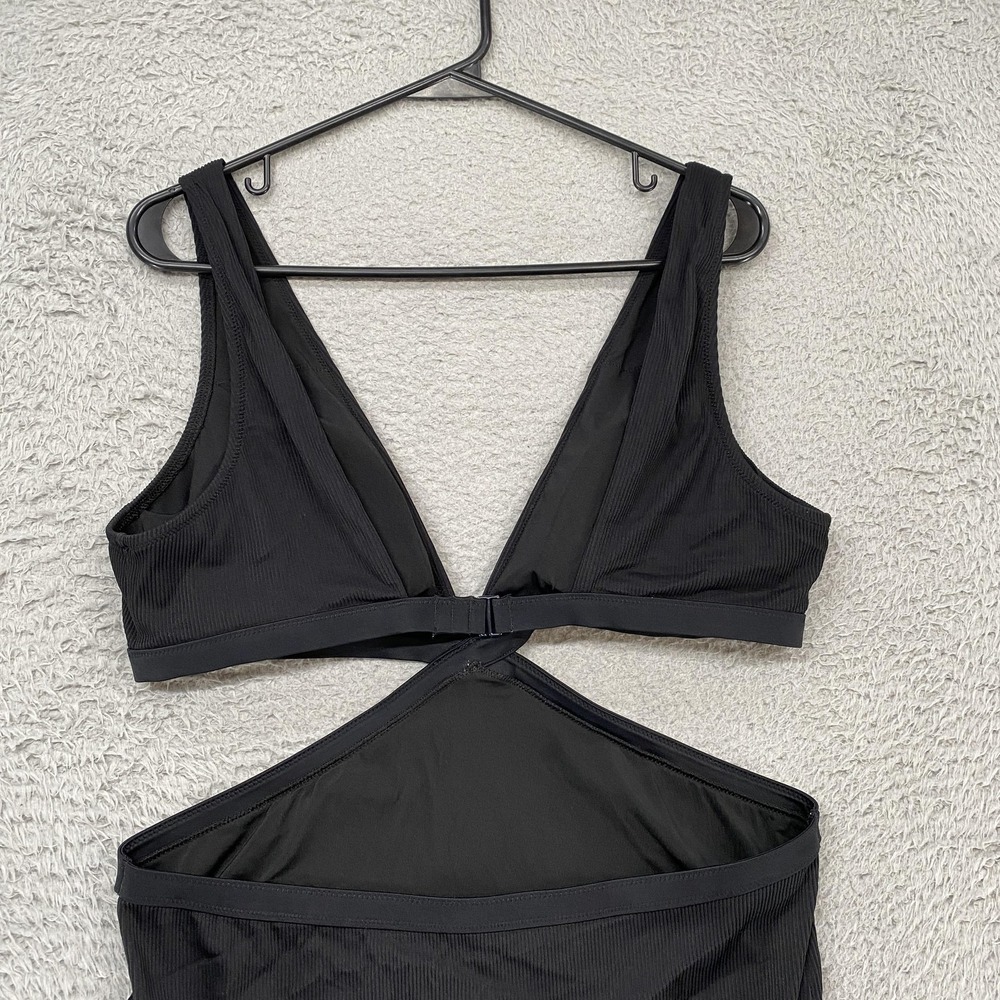 aerie Black Cutout One-Piece Swimsuit - Picture 11 of 13